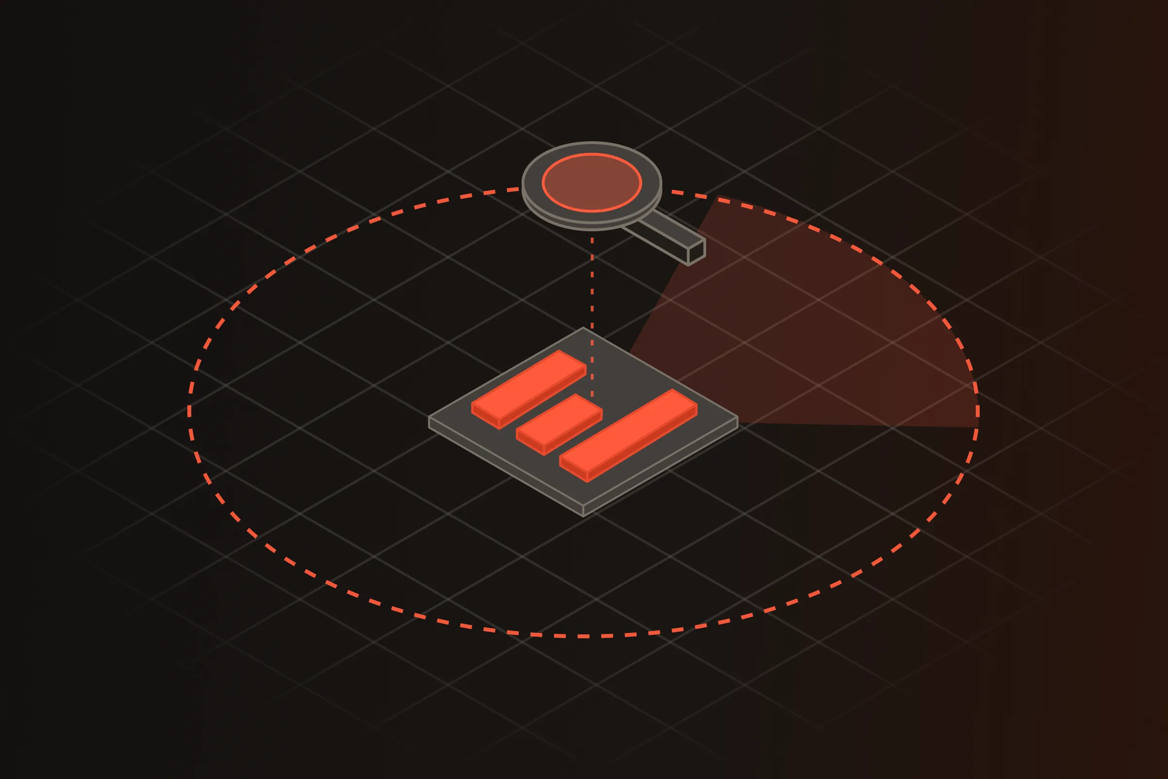 Framework zur Messung der KI-Sichtbarkeit für ChatGPT und Perplexity mit isometrischer Analytics-Dashboard-Illustration